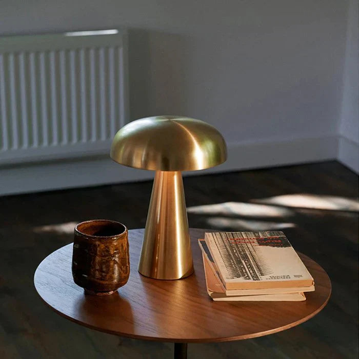 Elegant Trådlös Svampformad LED Bordslampa