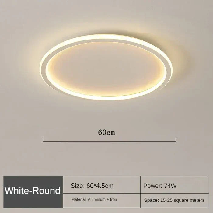LAMPAN – Elegant Skandinavisk Rund LED Taklampa