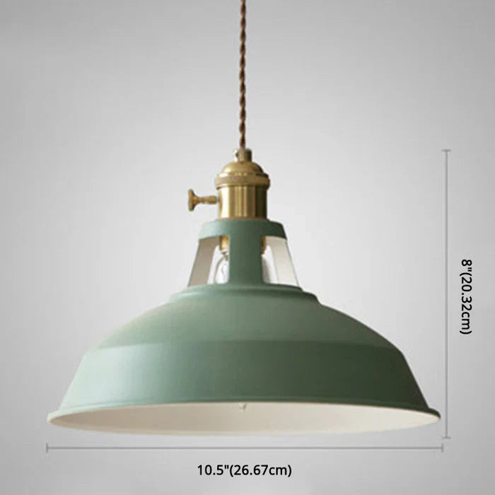 Industriell Retro Metallhänglampa – Stilfull Belysning