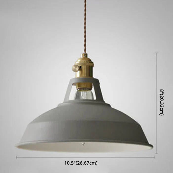 Industriell Retro Metallhänglampa – Stilfull Belysning