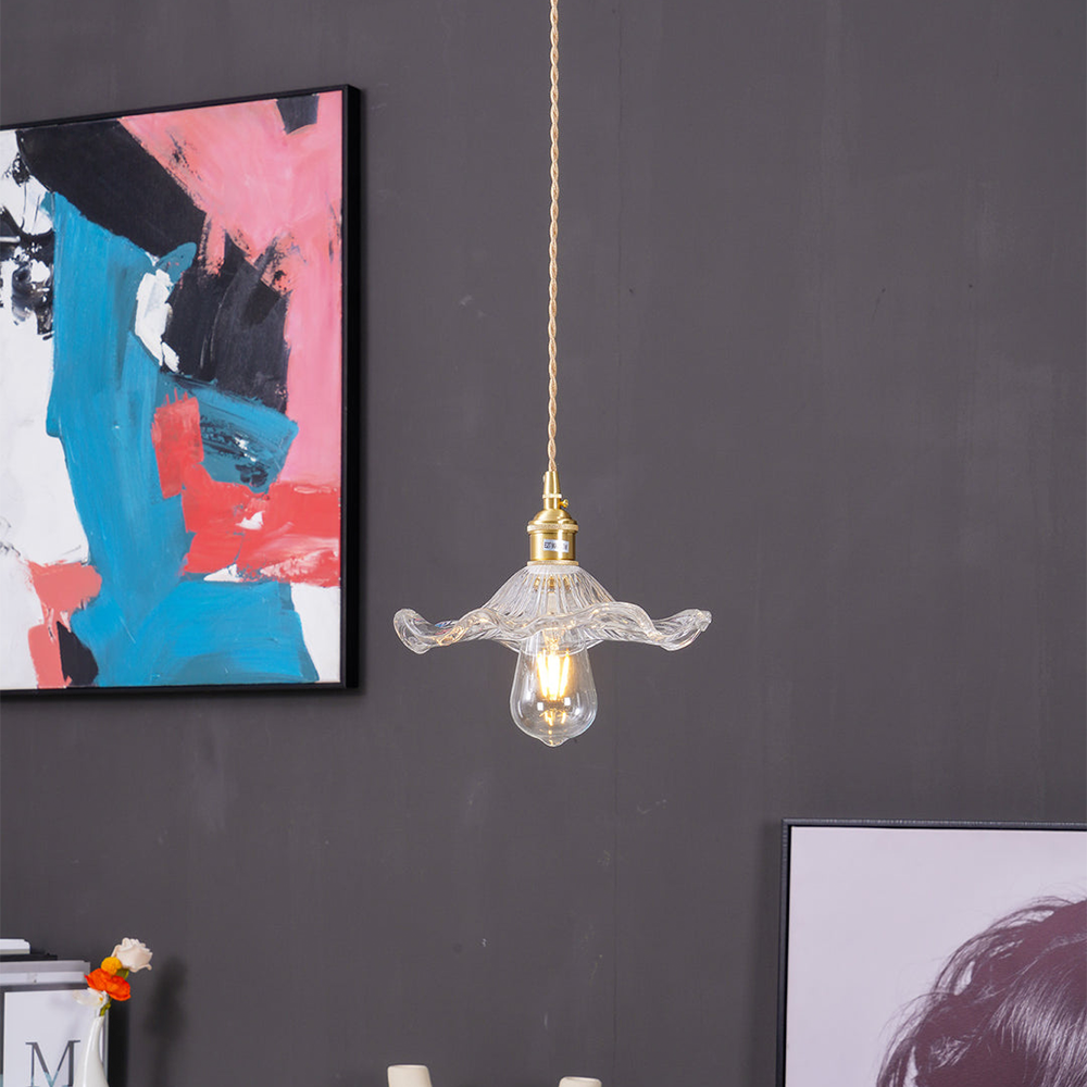 Elegant Hibiskus LED Taklampa – Stilfull Belysning