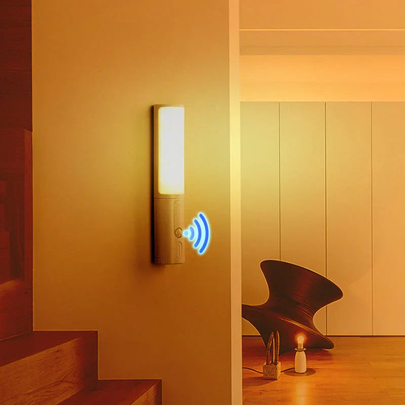 Smart LED Nattlampa med Rörelsesensor och Uppladdning