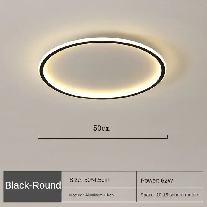 LAMPAN – Elegant Skandinavisk Rund LED Taklampa