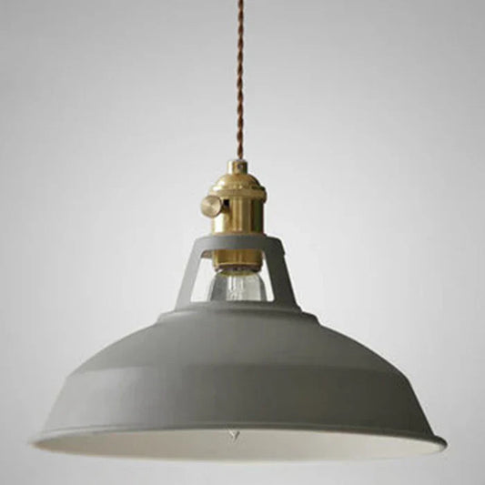 Industriell Retro Metallhänglampa – Stilfull Belysning