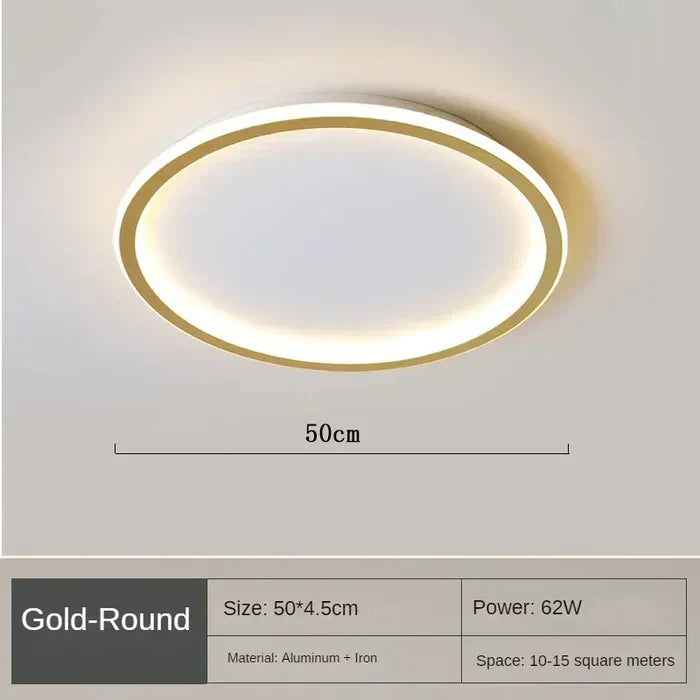 LAMPAN – Elegant Skandinavisk Rund LED Taklampa