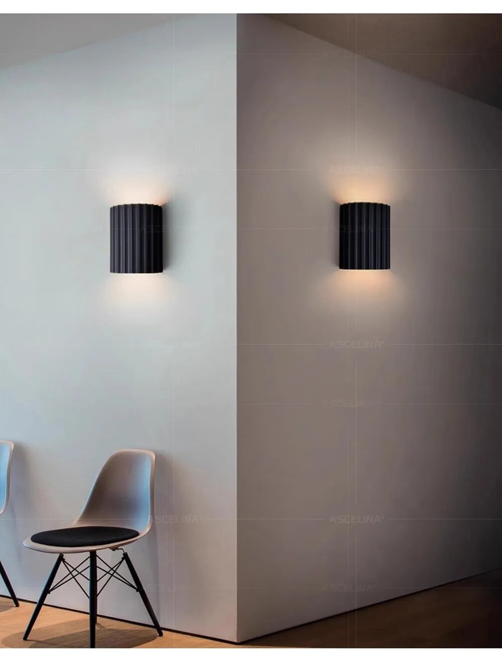 Modern Resin Vägglampa – Stilfull LED-belysning