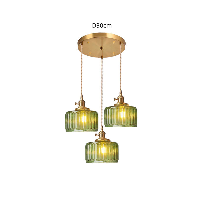 Vintage Kristallpendellampa – Elegant & Justerbar Belysning