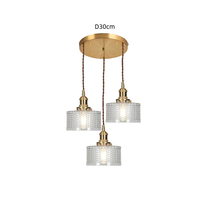 Vintage Kristallpendellampa – Elegant & Justerbar Belysning