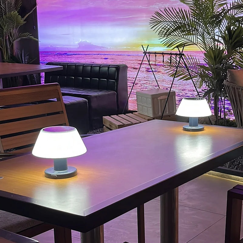 Miljövänlig Solcellsbordslampa – Elegant & Energieffektiv