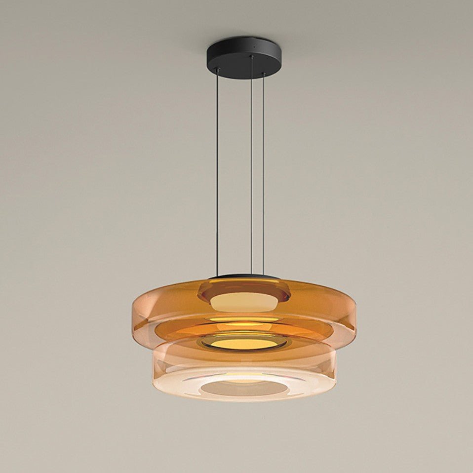 Bauhaus-inspirerad Glaspendellampa – Elegant Belysning