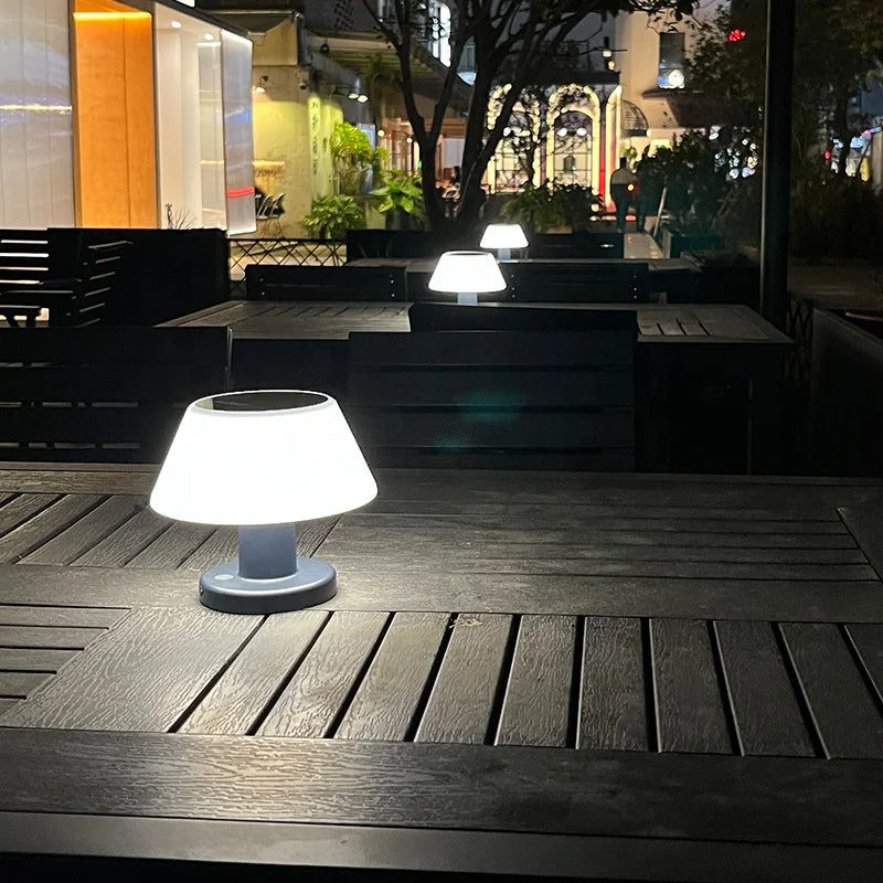 Miljövänlig Solcellsbordslampa – Elegant & Energieffektiv