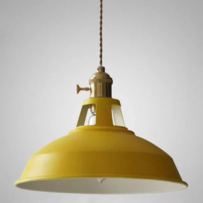 Industriell Retro Metallhänglampa – Stilfull Belysning