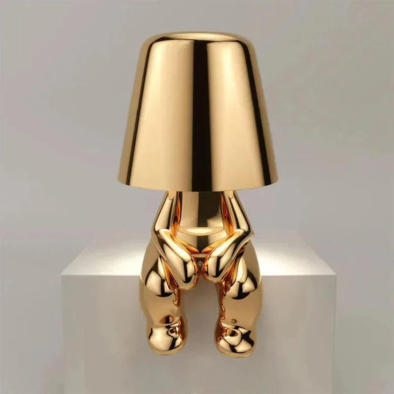 GlowCraft USB-uppladdningsbar Bordslampa – Mysigt LED-ljus
