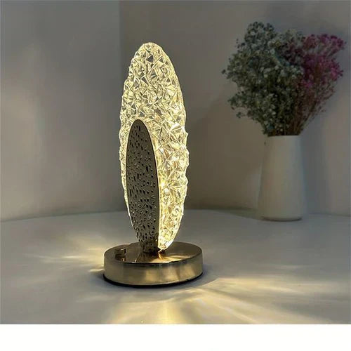 Elegant Trådlös Påfågel Bordslampa LED
