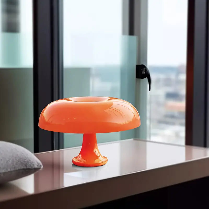 Elegant Bärbar Svampbordslampa med LED-belysning