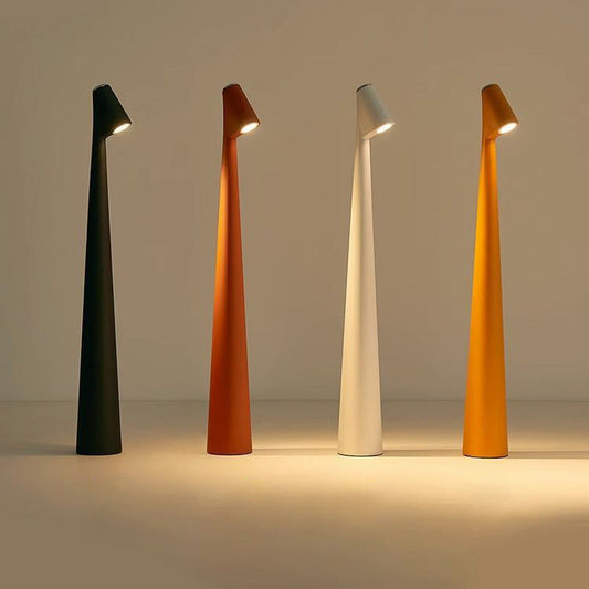 Elegant Trådlös LED Bordslampa – Dimbar & Portabel