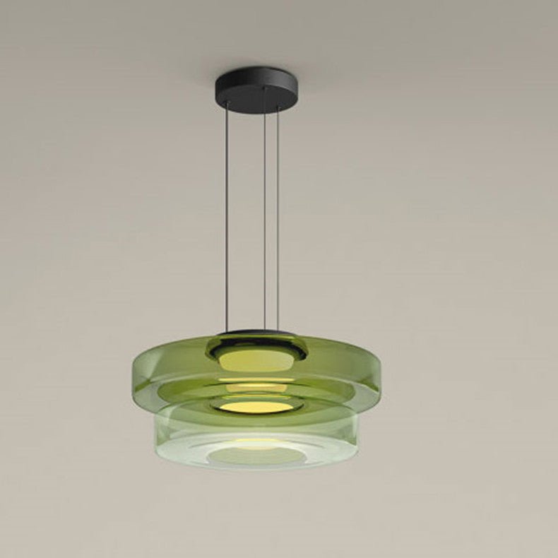 Bauhaus-inspirerad Glaspendellampa – Elegant Belysning