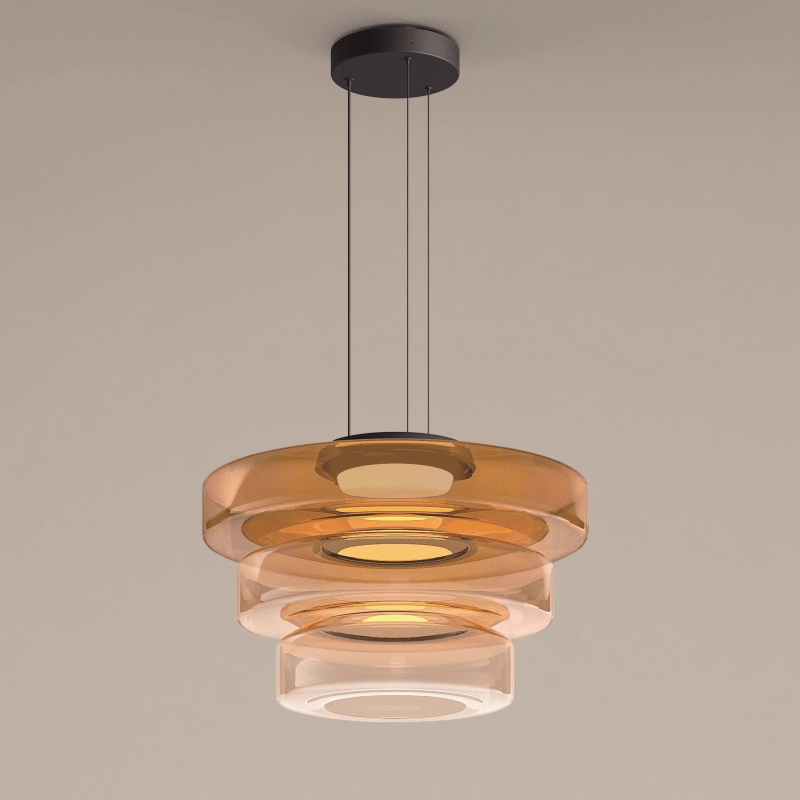 Bauhaus-inspirerad Glaspendellampa – Elegant Belysning