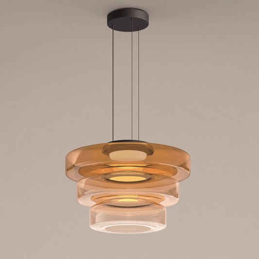 Bauhaus-inspirerad Glaspendellampa – Elegant Belysning