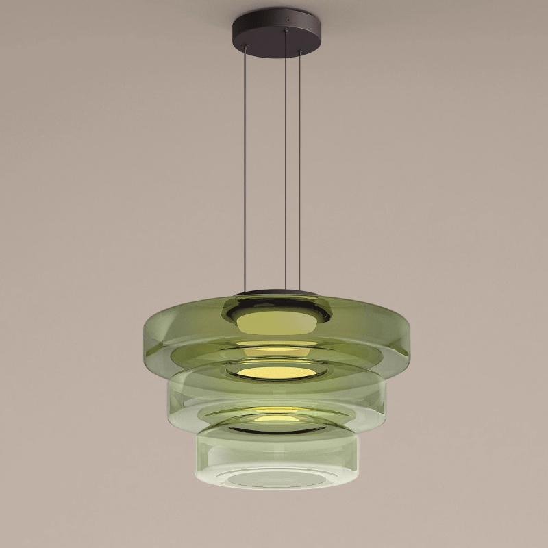 Bauhaus-inspirerad Glaspendellampa – Elegant Belysning