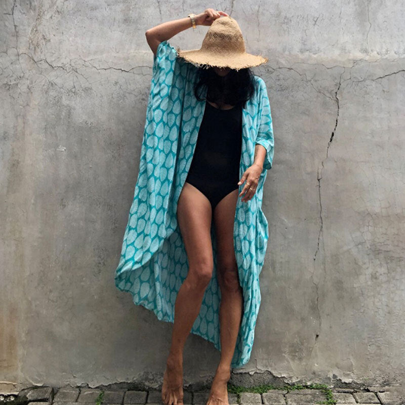Elegant och Bekväm Strandklänning för Sommaren