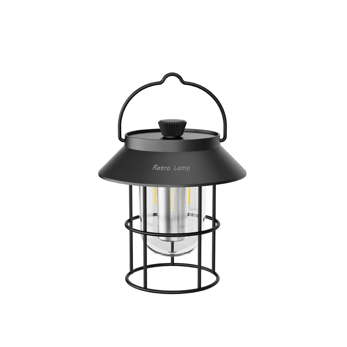 Retro LED Campinglykta – Mysig, USB-Uppladdningsbar