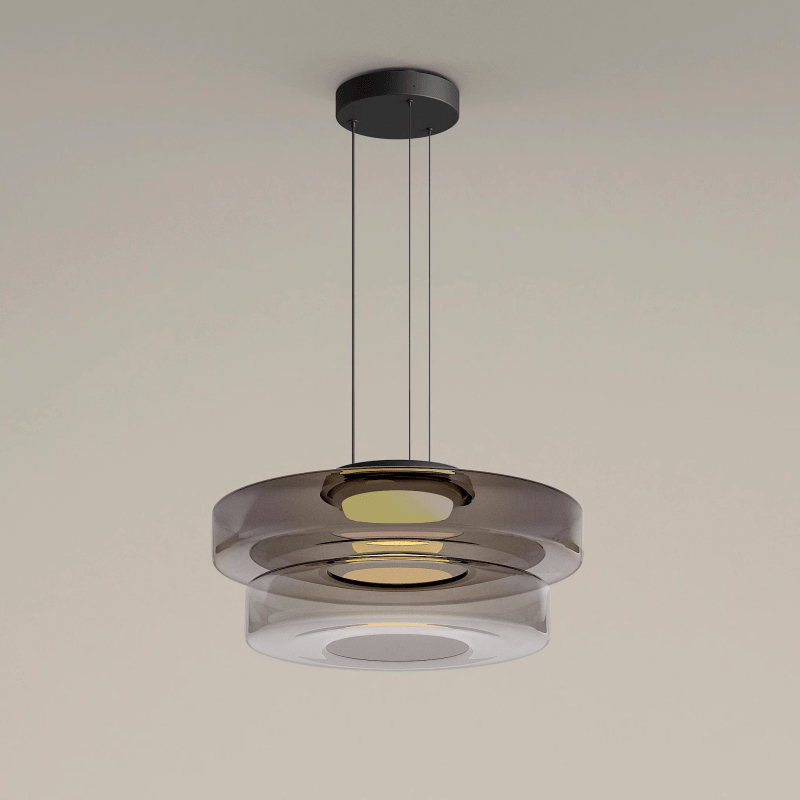 Bauhaus-inspirerad Glaspendellampa – Elegant Belysning