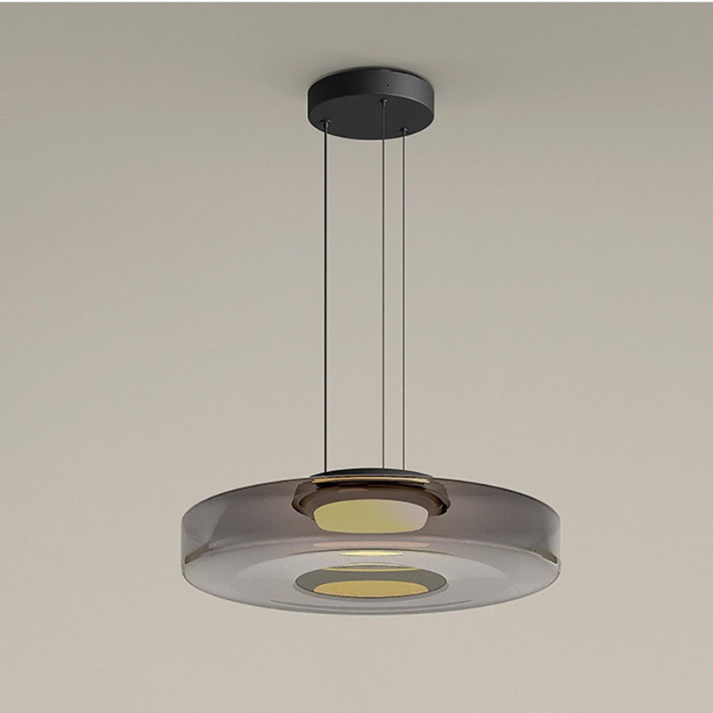Bauhaus-inspirerad Glaspendellampa – Elegant Belysning