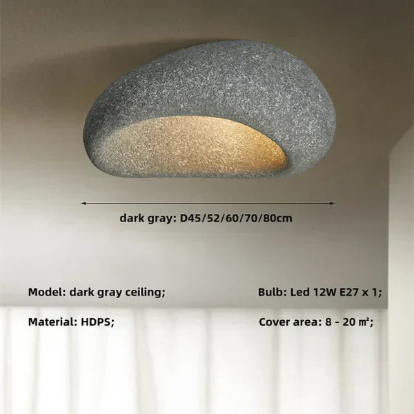 LUMINAIRE – Wabi-Sabi Taklampa med Mjukt Ljus