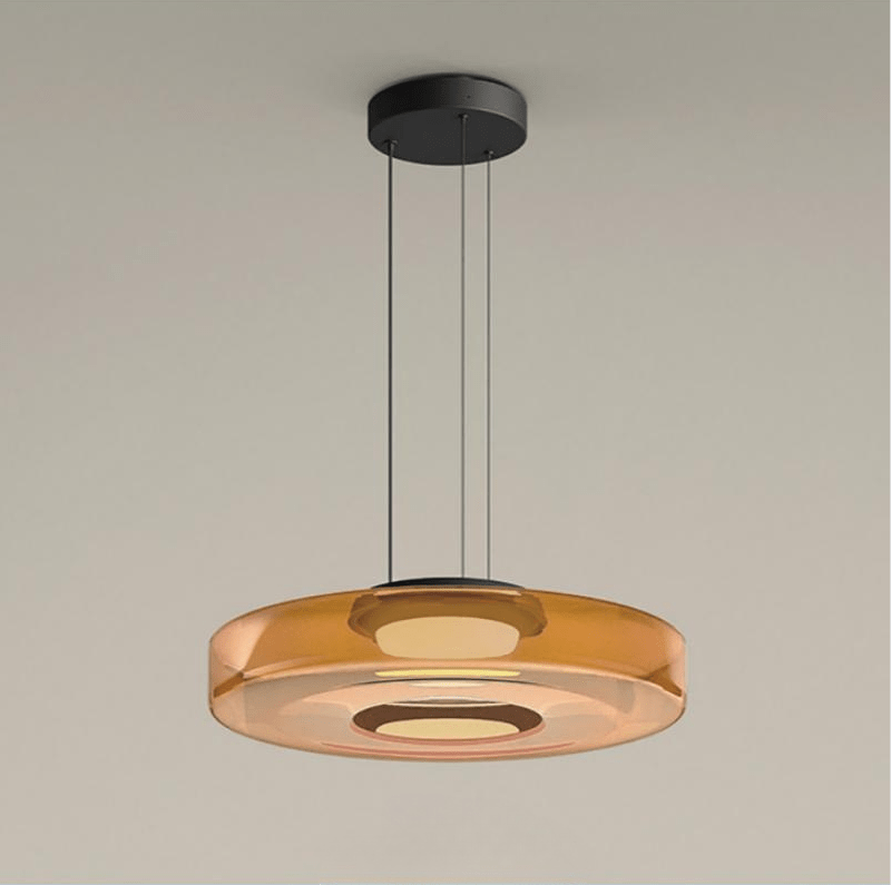 Bauhaus-inspirerad Glaspendellampa – Elegant Belysning