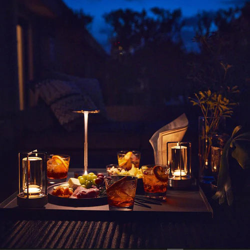 Modern Trådlös Smart Bordslampa – Justerbar Färg & Ljusstyrka