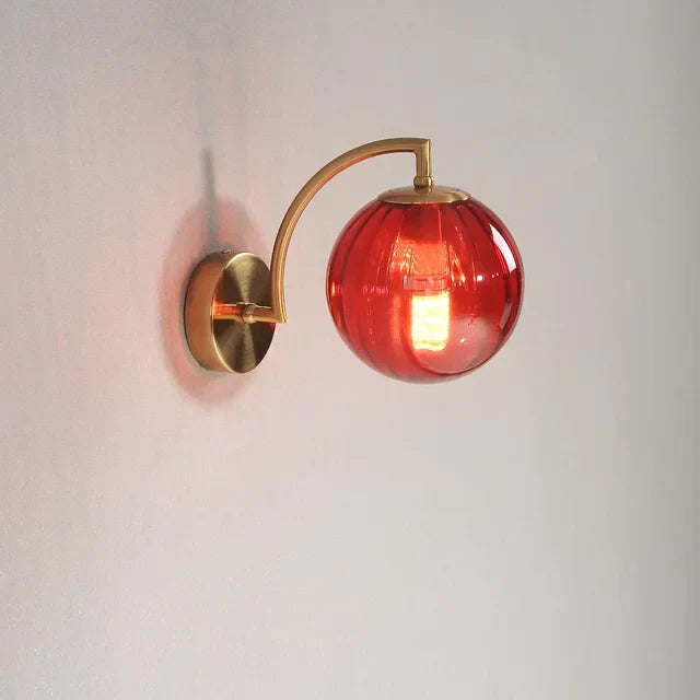 Elegant Modern Glas Vägglampa – Stilren Belysning