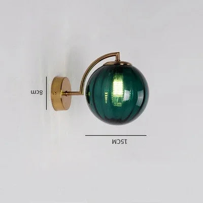 Elegant Modern Glas Vägglampa – Stilren Belysning
