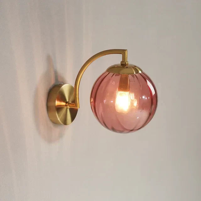 Elegant Modern Glas Vägglampa – Stilren Belysning