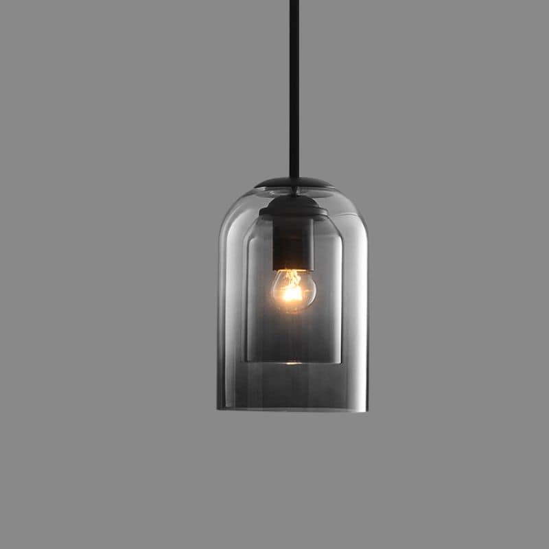Elegant Dubbelglas Pendellampa – Modern Belysning