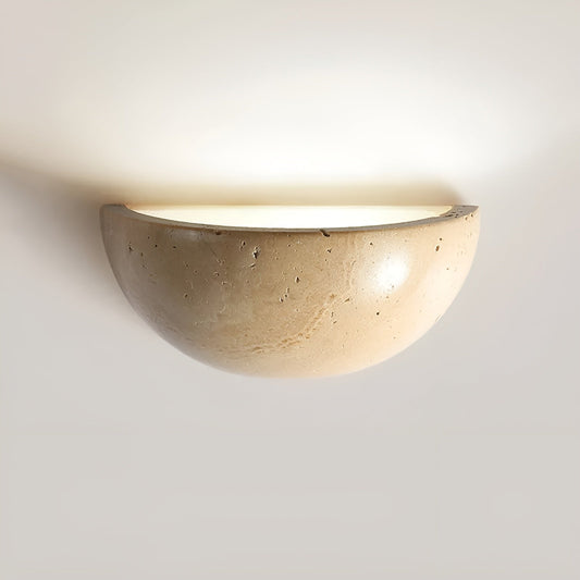 Elegant Wabi-Sabi Vägglampa med Mjuk LED
