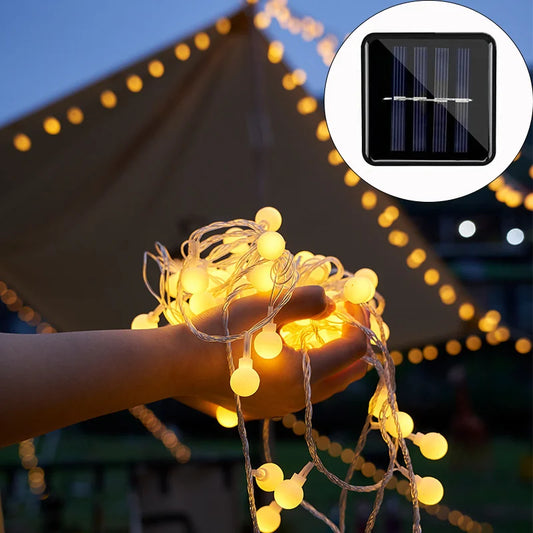 Solenergidrivna LED-partylampor för magisk stämning