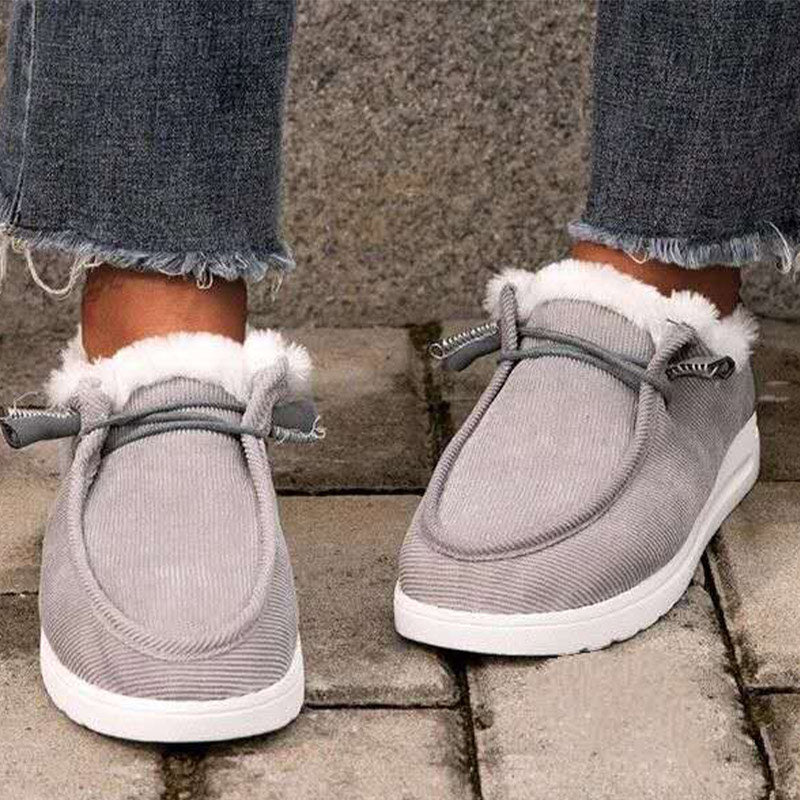 Eleganta Vintersneakers med Mysigt Foder