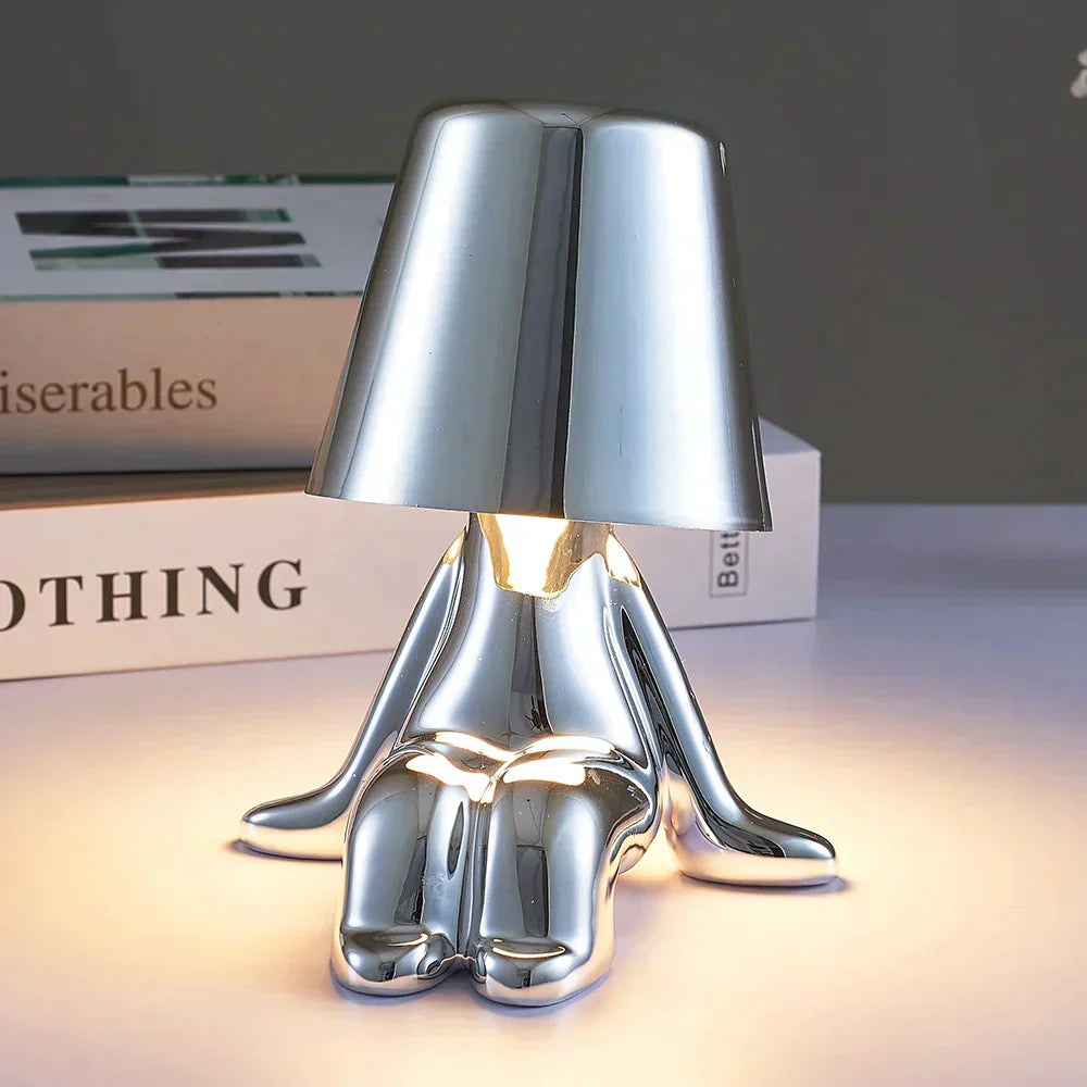 GlowCraft USB-uppladdningsbar Bordslampa – Mysigt LED-ljus