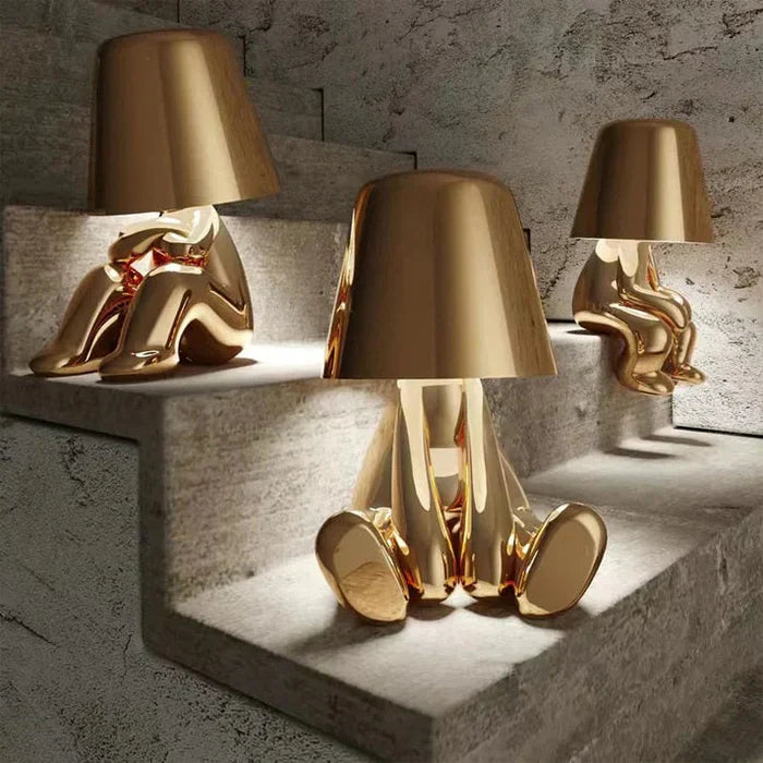 GlowCraft USB-uppladdningsbar Bordslampa – Mysigt LED-ljus