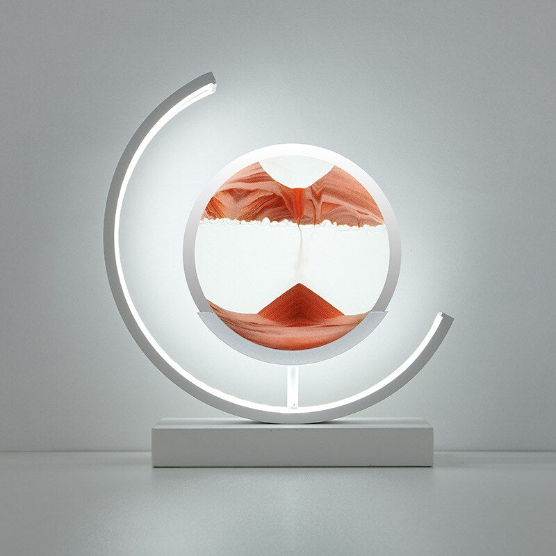 Abyss 3D Sand Skål Bordslampa – Avkopplande LED-design