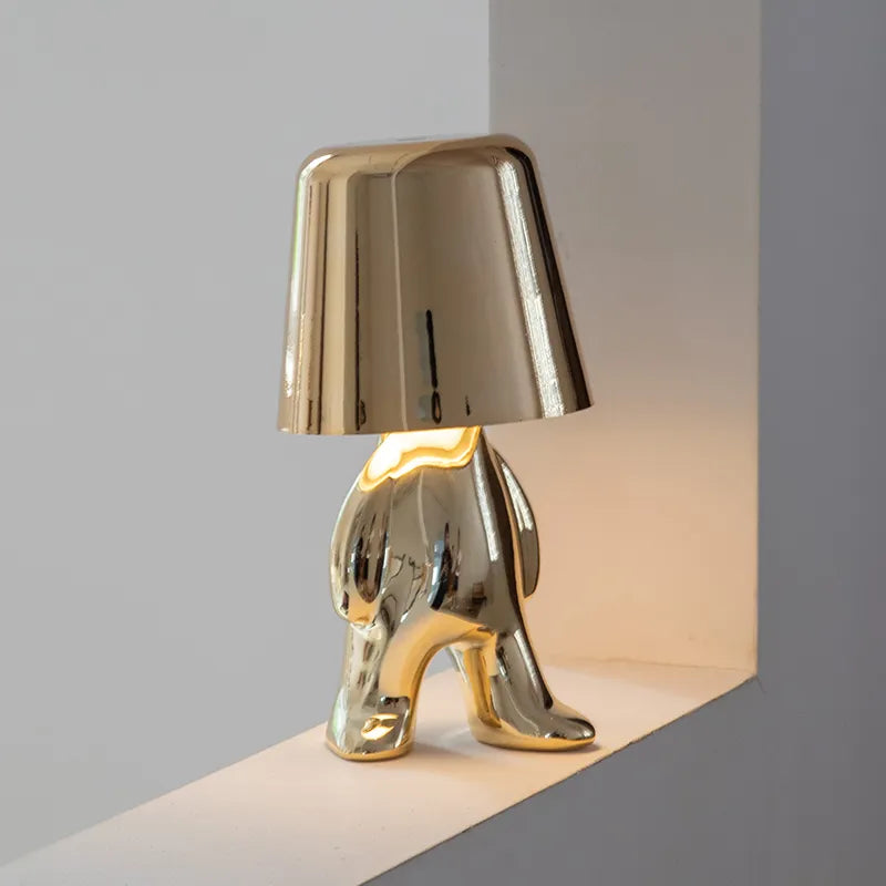 GlowCraft USB-uppladdningsbar Bordslampa – Mysigt LED-ljus
