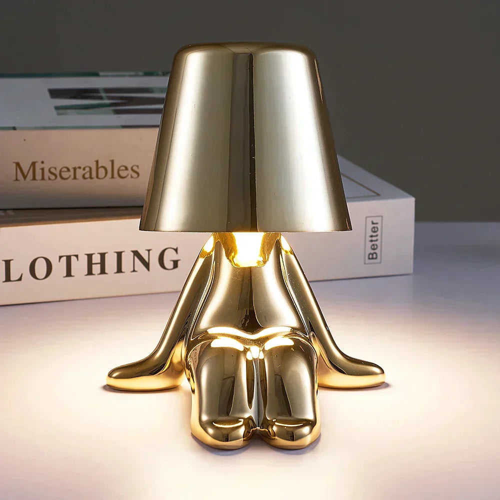 GlowCraft USB-uppladdningsbar Bordslampa – Mysigt LED-ljus
