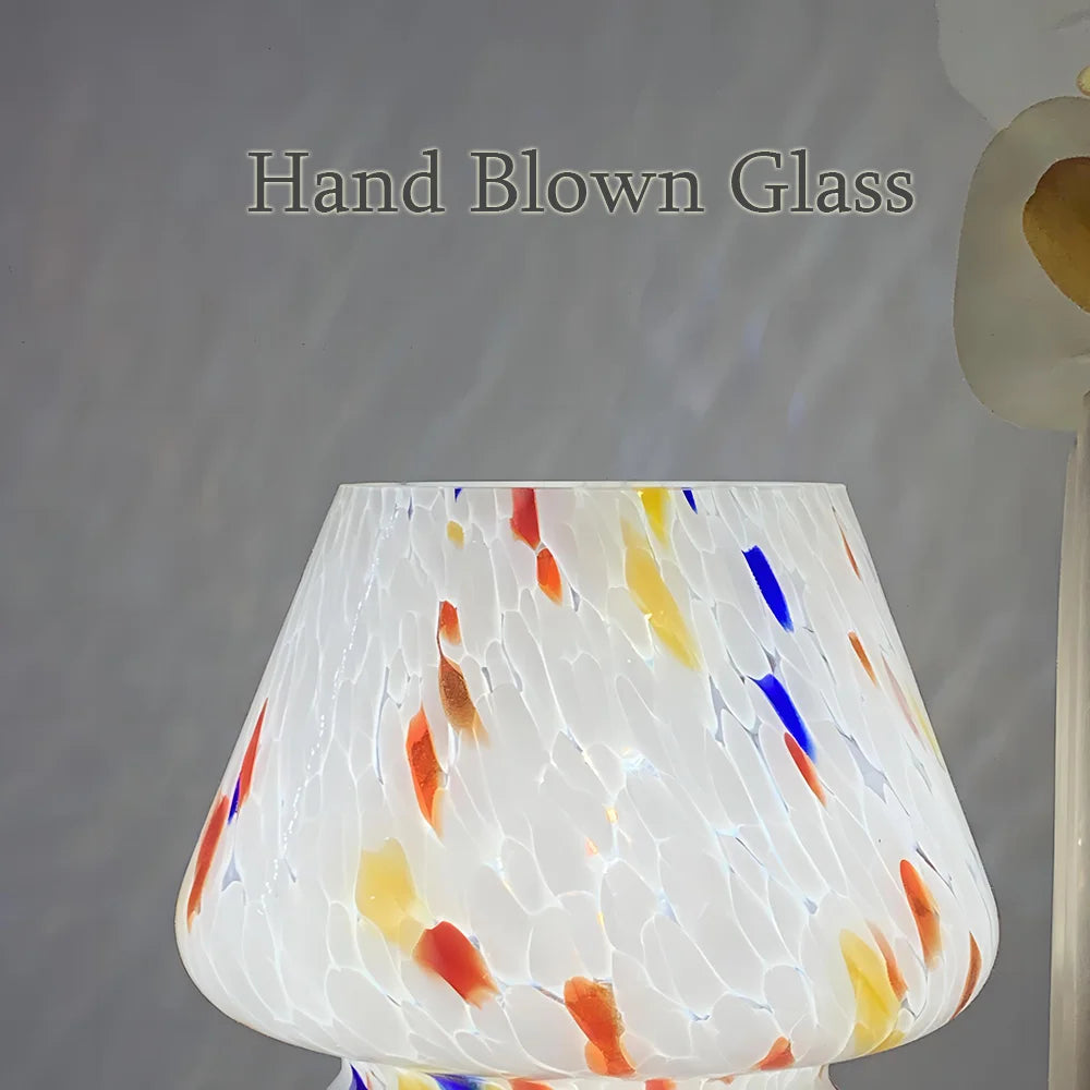 Konstnärlig Glas Svamp Lampa för Mysbelysning