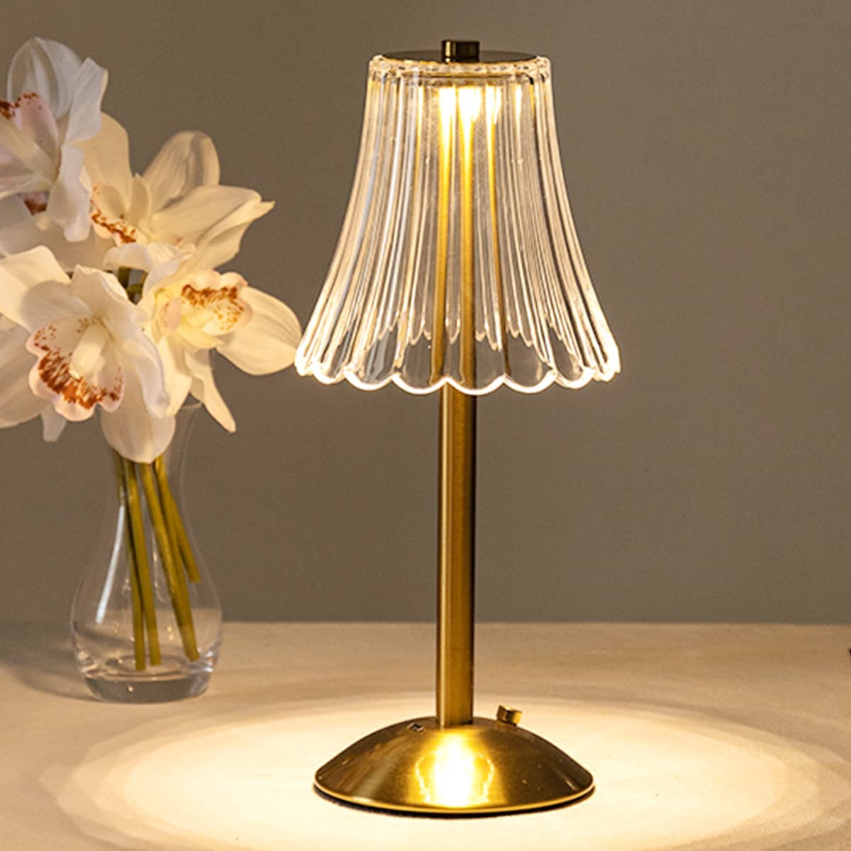 Elegant Retro LED Bordslampa – Justerbar & Uppladdningsbar