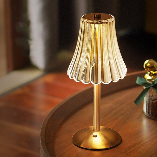 Elegant Retro LED Bordslampa – Justerbar & Uppladdningsbar