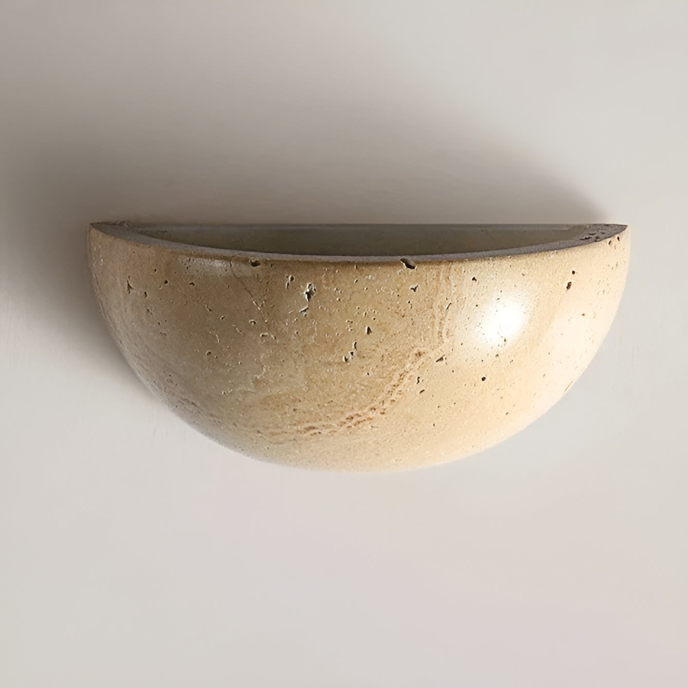 Elegant Wabi-Sabi Vägglampa med Mjuk LED
