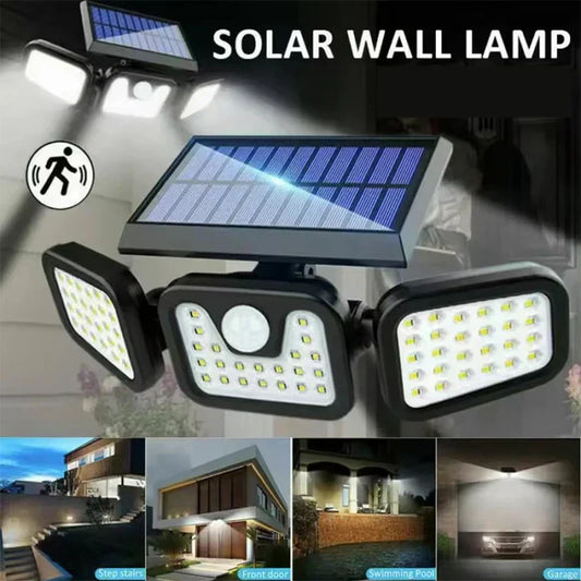 Miljövänlig Solvägglampa med Rörelsesensor