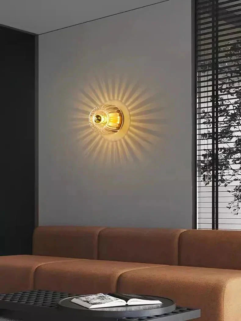 Elegant Bauhaus Vägglampa – Stilren Glasarmatur