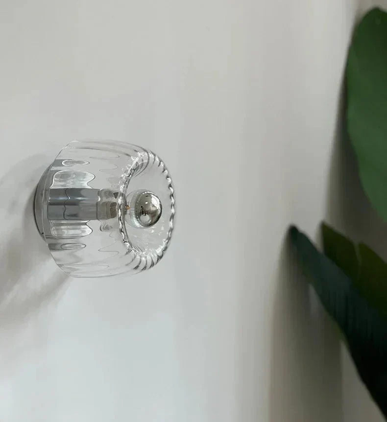 Elegant Bauhaus Vägglampa – Stilren Glasarmatur